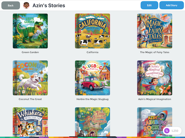 Sharing a completed story from My Story app