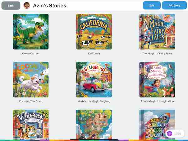 Sharing a completed story from My Story app